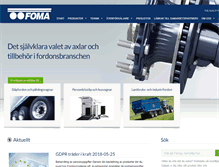 Tablet Screenshot of foma.se